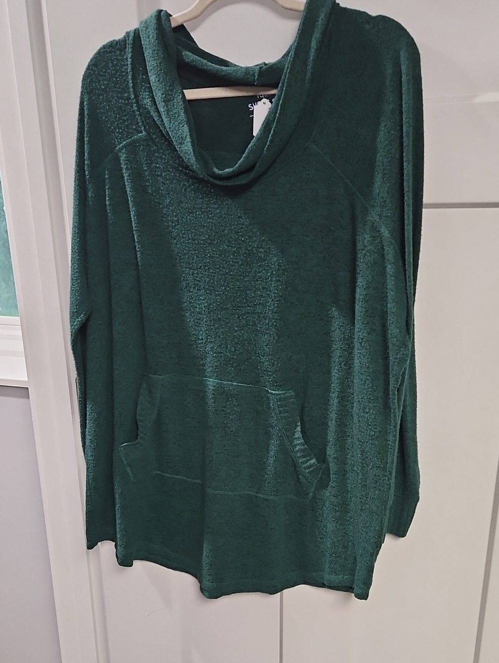 torrid Forest Green Cowl-Neck Cowlneck Top
